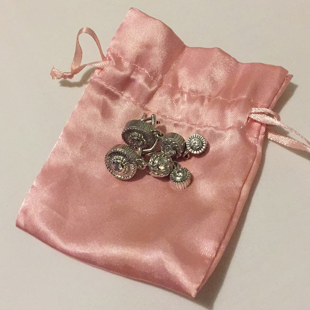 silver earrings 925 fine silver